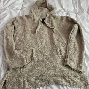 Cozy Beige Hooded Sweater
